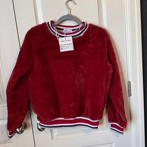 Women's Red Fleece Sweatshirt